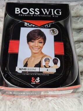 NWT Bobbi Boss M745 Justine Pixie Wig Color 4 Brown
